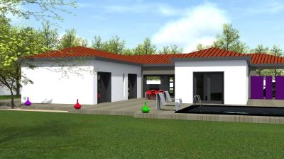Maison Plain Pied En U. Fabulous Exemple Plan Immobilier D Plain ... Maison Plain Pied En U. Fabulous Exemple Plan Immobilier D Plain ...