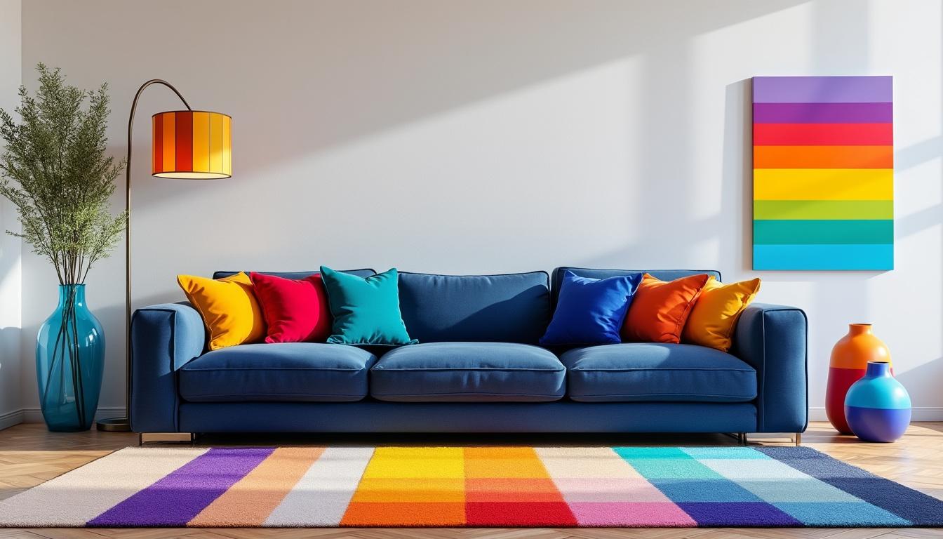 découvrez comment intégrer la couleur arc-en-ciel dans votre décoration intérieure pour apporter gaieté et dynamisme à votre espace de vie.