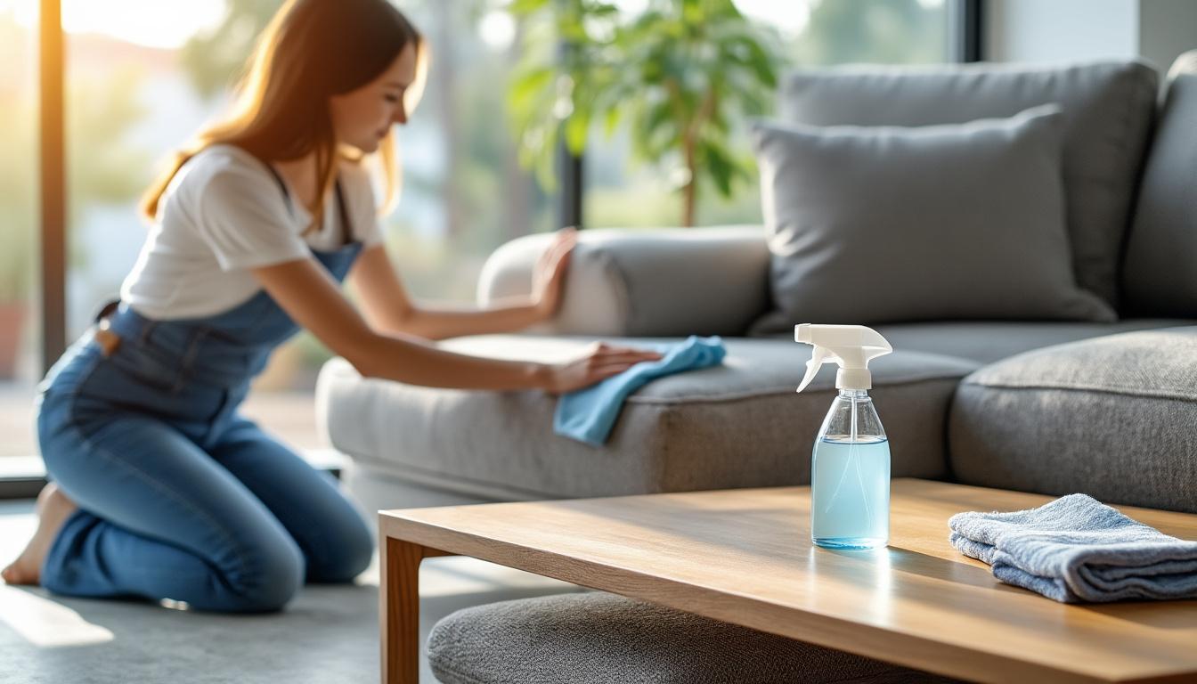 découvrez des astuces efficaces et sécurisées pour nettoyer un canapé en tissu sans l'abîmer, afin de lui redonner fraîcheur et éclat facilement.