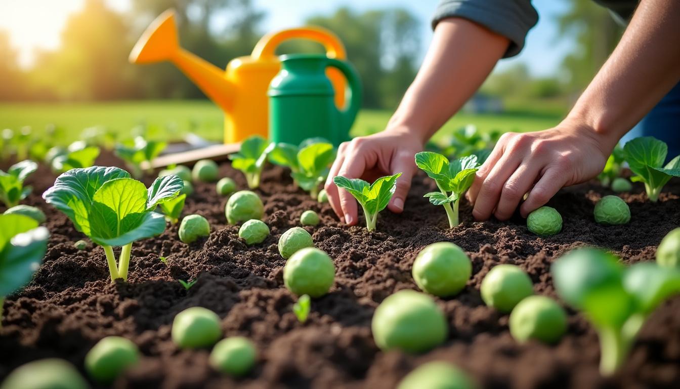 découvrez quand et comment planter des choux de bruxelles pour obtenir une récolte abondante et savoureuse. suivez nos conseils pratiques pour réussir la culture de ce légume d'hiver.